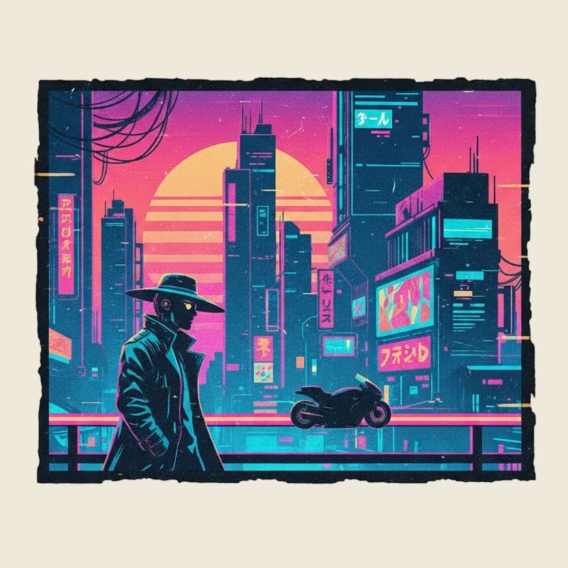 Retro Wave Tokyo Cyber