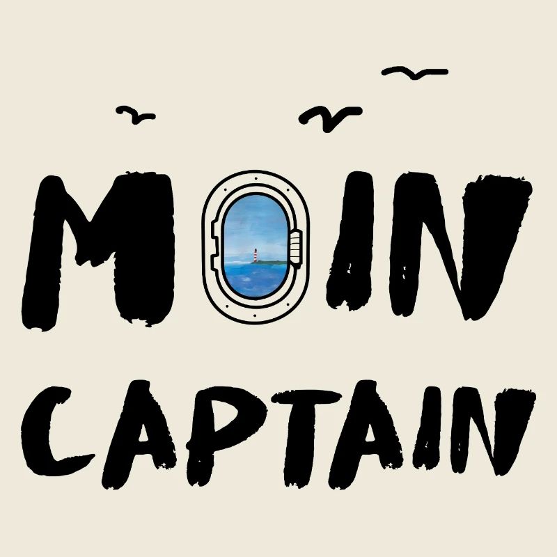Moin Captain Meer Möwe See Reise Seefahrt