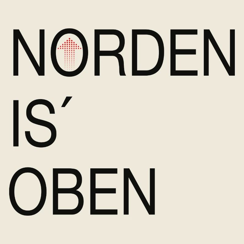 Norden is oben