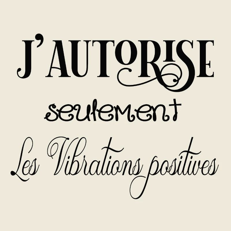 j'autorise seulement les vibrations positives