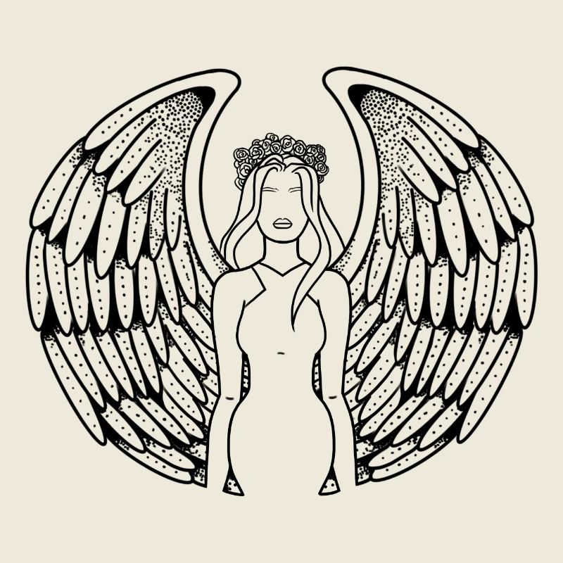 Weiblicher Engel | Erzengel | Todesengel | Flügel