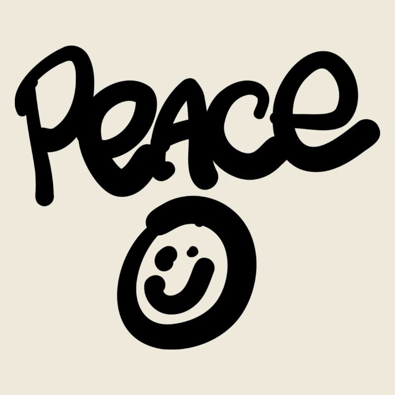 Peace design. Graffiti style