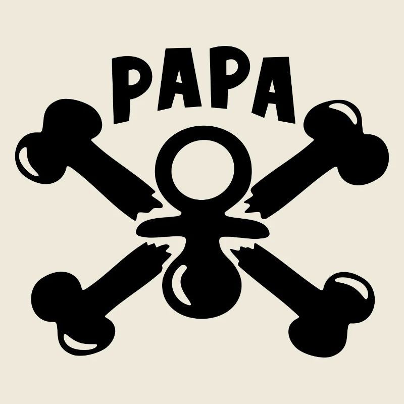 Papa Geburt Pirat Geschenk