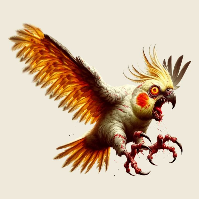Oiseau maléfique - Calopsitte (14)