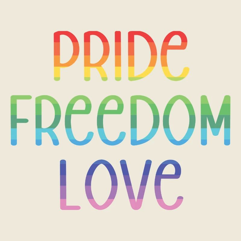 LGBT Pride Month - Peace. Freedom. Love.