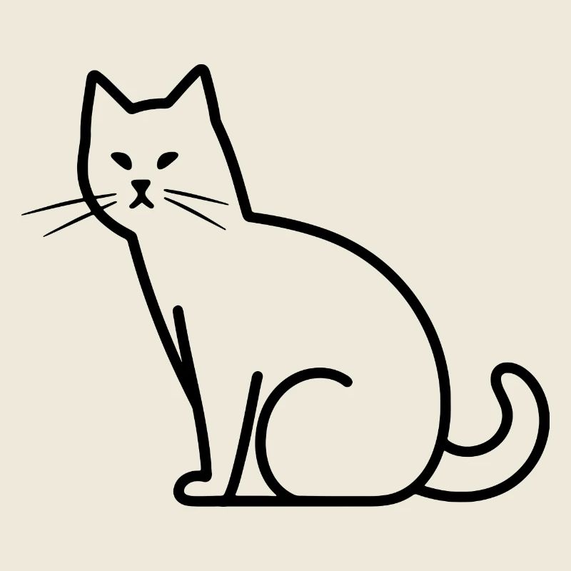 Katze Zeichnung