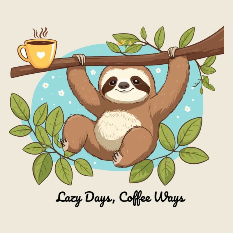 Lazy Days, Coffee Ways – Faultier