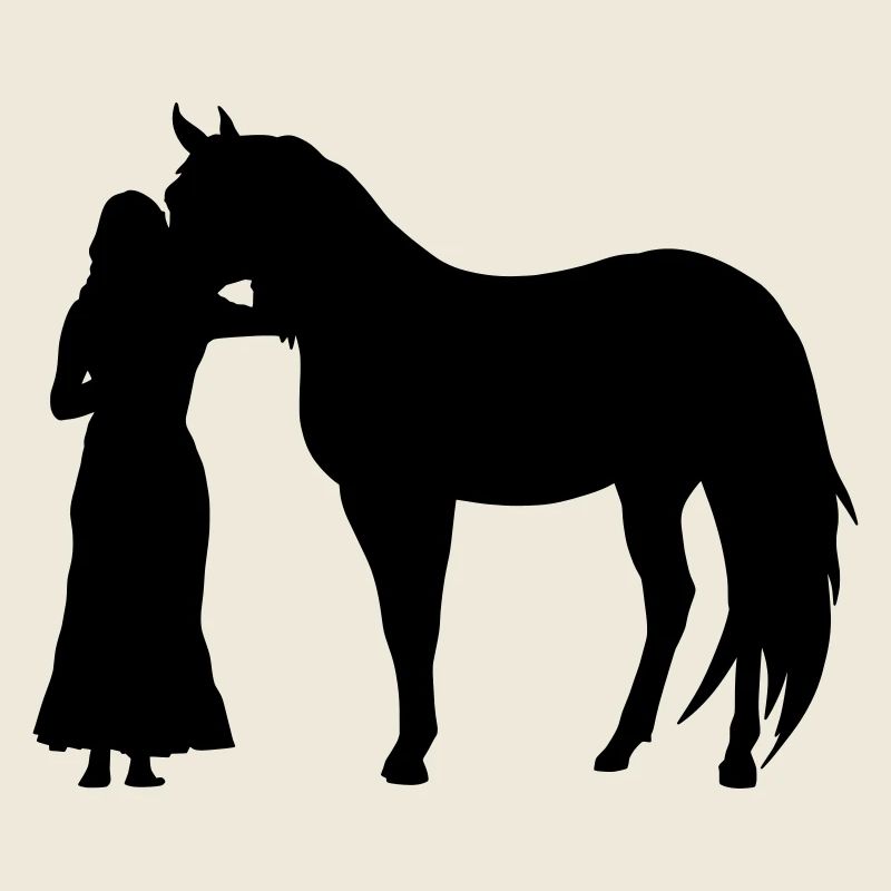 Femme avec cheval