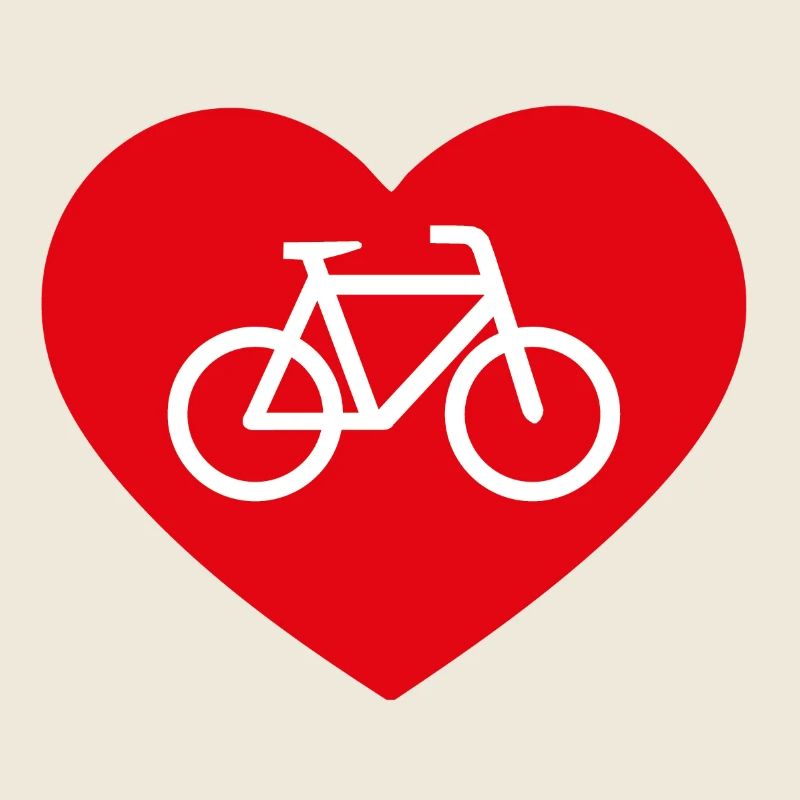 Vélo avec cœur