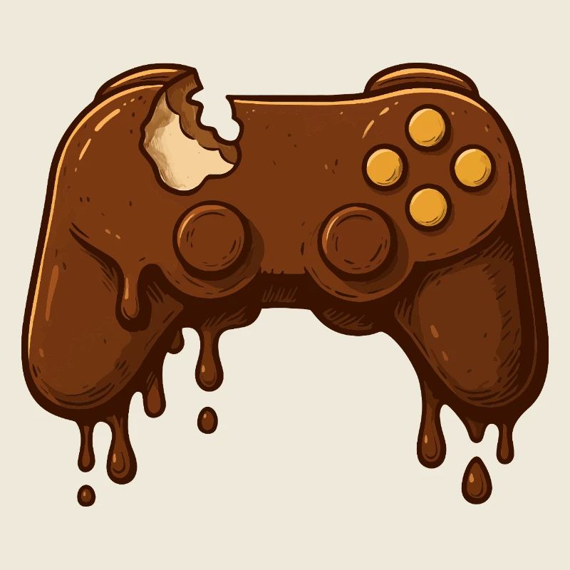 Schokoladen Gamepad Tropfen