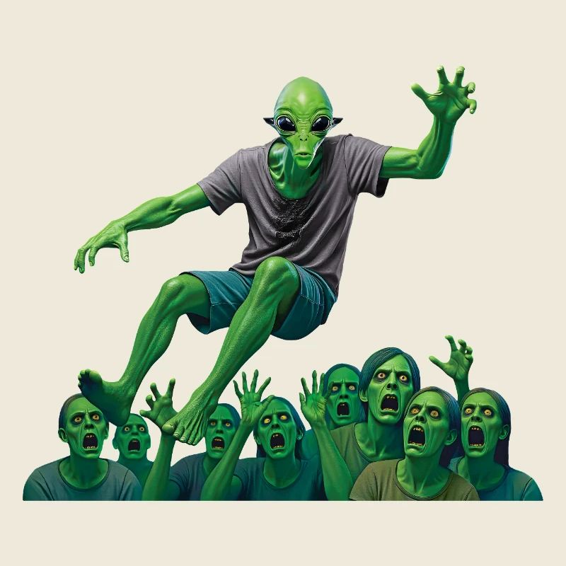 JUMPING ALIEN – Geek & Science-Fiction