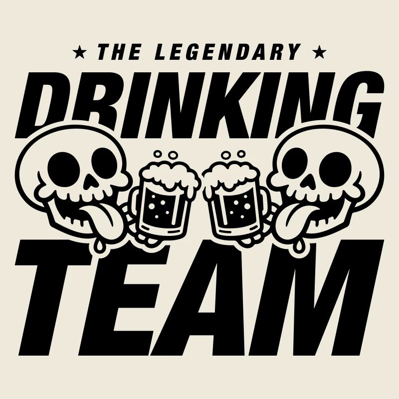 Drinking Team Skeleton Beer