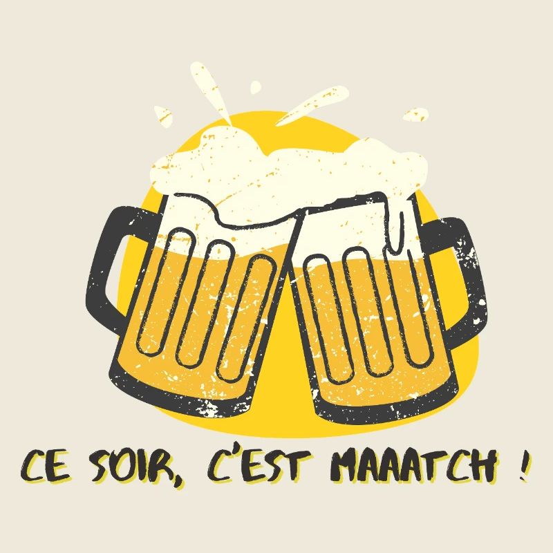 Fußball heute Abend ist ein Spiel mit Bier