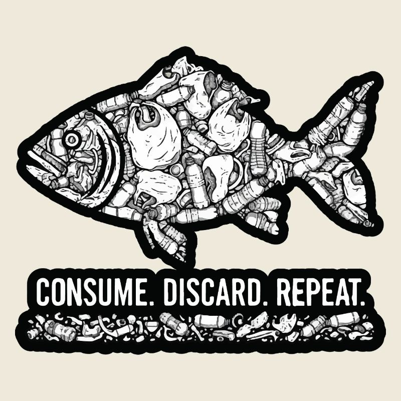 Poisson Déchets: Consomme Jette Répète