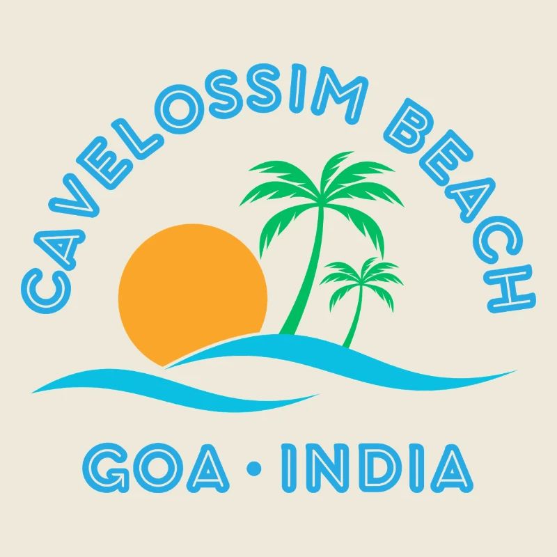 Goa Beach Sunset Palms