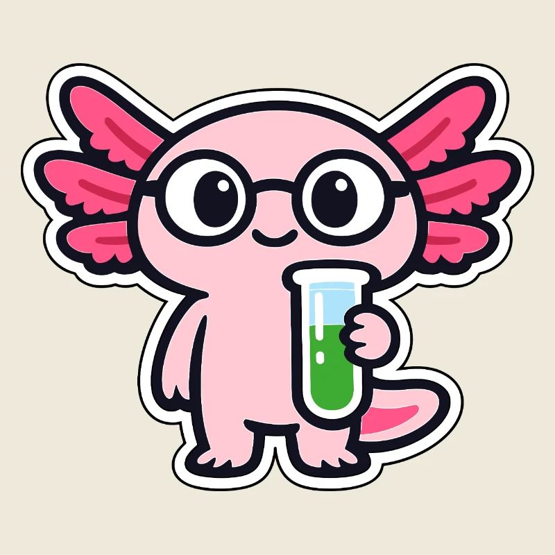 Petit Labbar avec ailes axolotl