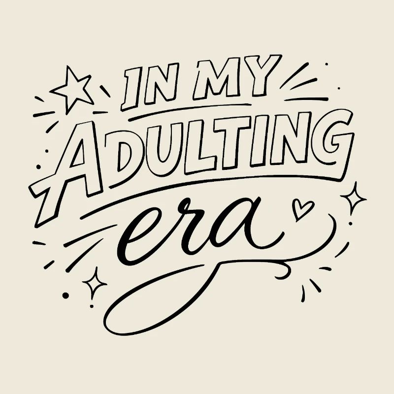 À l’ère de l’adulte – Lettrage des tendances