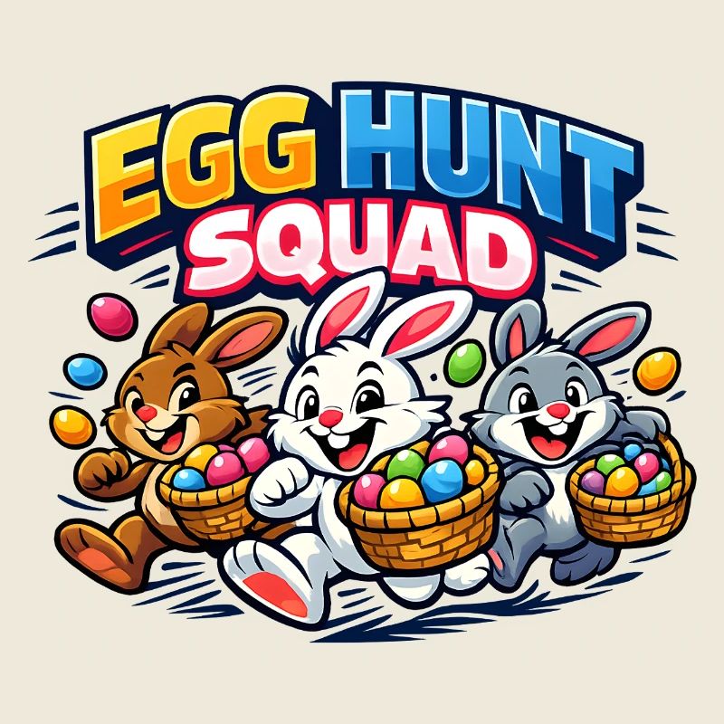 Ostern Egg Hunt Squad Osterhase