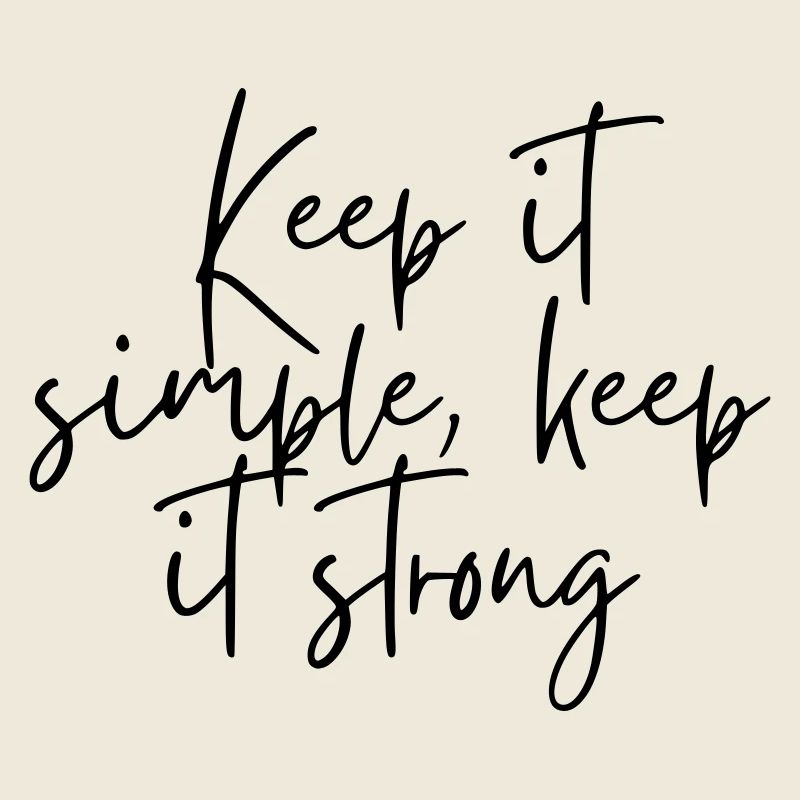 Reste simple, reste fort