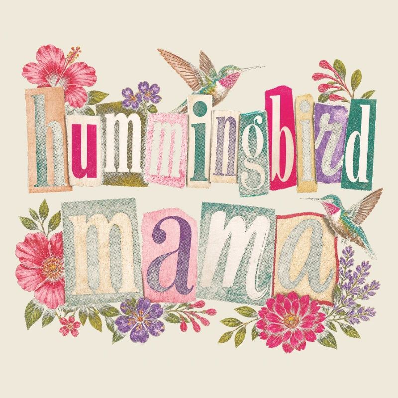 Ruby Throated Hummingbird Mama Mom