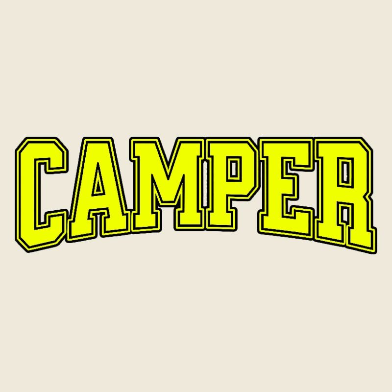 CAMPER Style Rétro Varsity