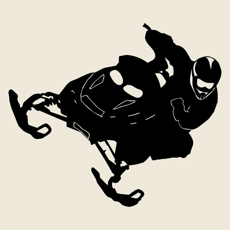 Motoneige pilote Stunts