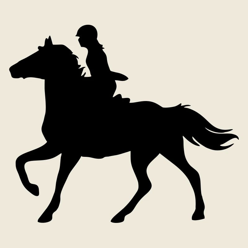 Mädchen mit Pferd
