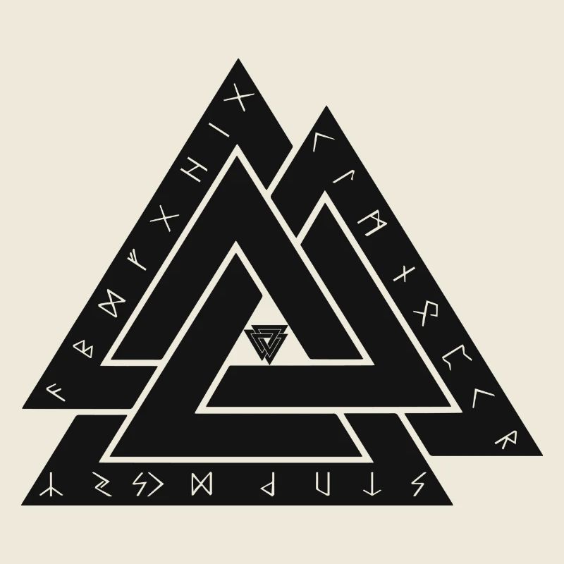 Valknut viking symbol