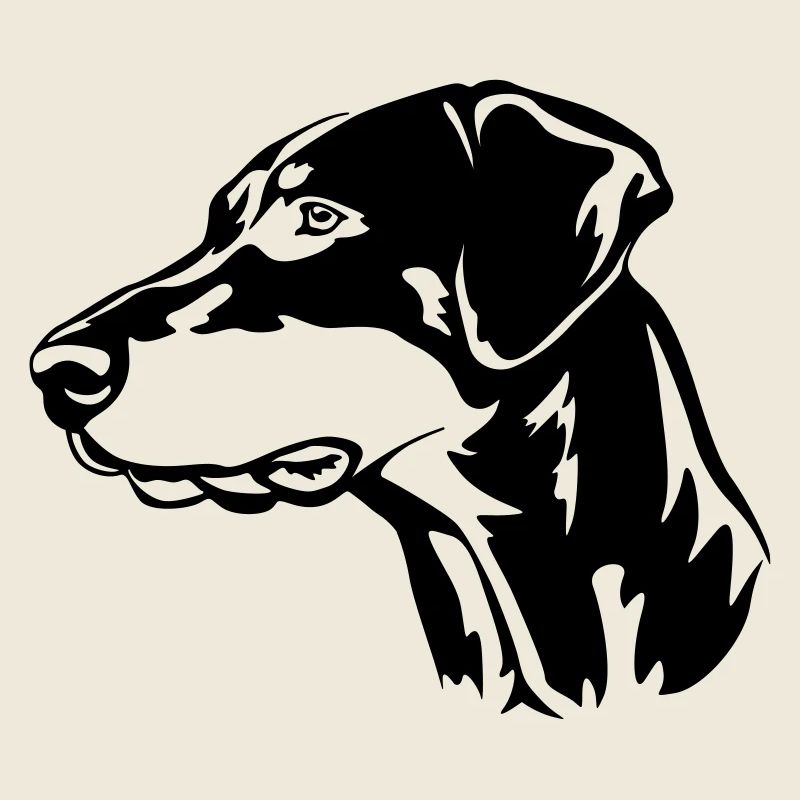Dobermann Kopf