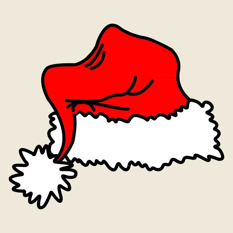 Chapeau de Noël rouge
