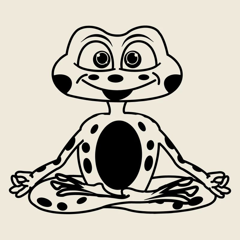 Grenouille de méditation
