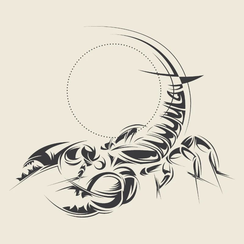 Scorpion Symbol Illustration Graphic Icon Sketches
