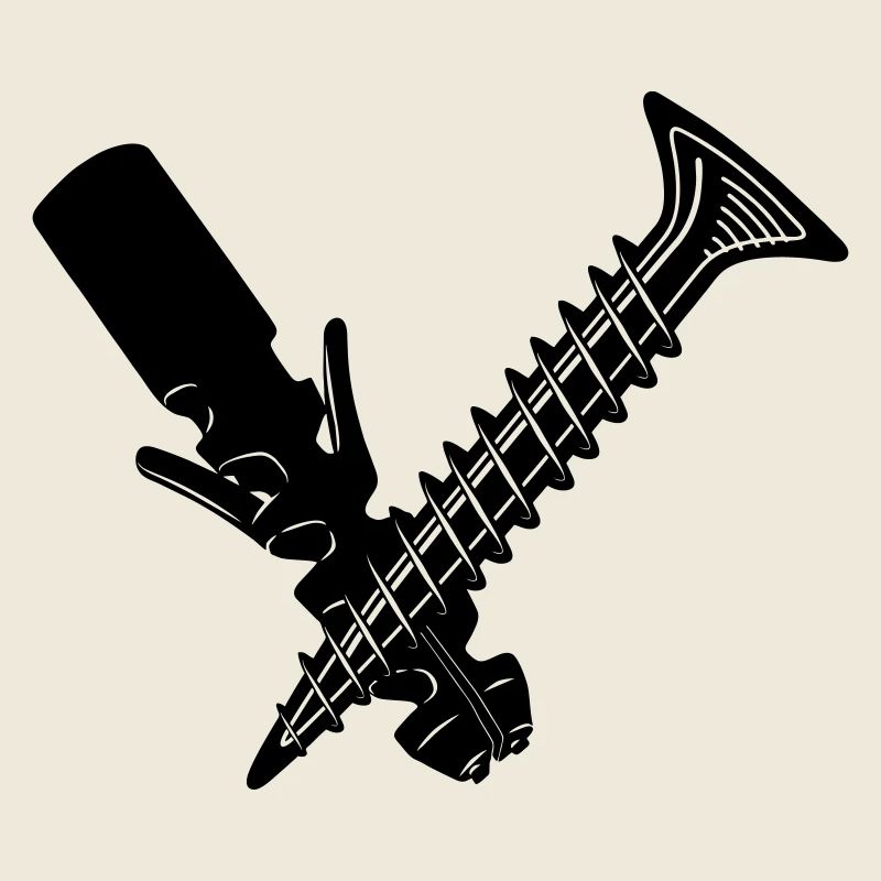 Screw and plug