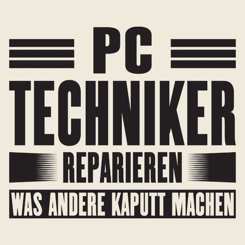 Servicetechniker Support Lösung Spruch Service PC
