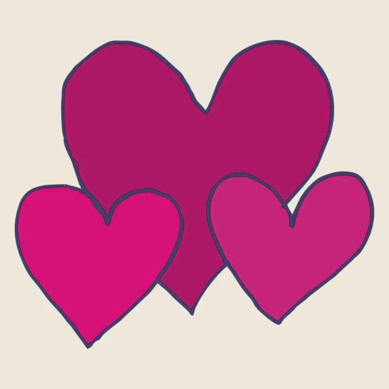herzen pink