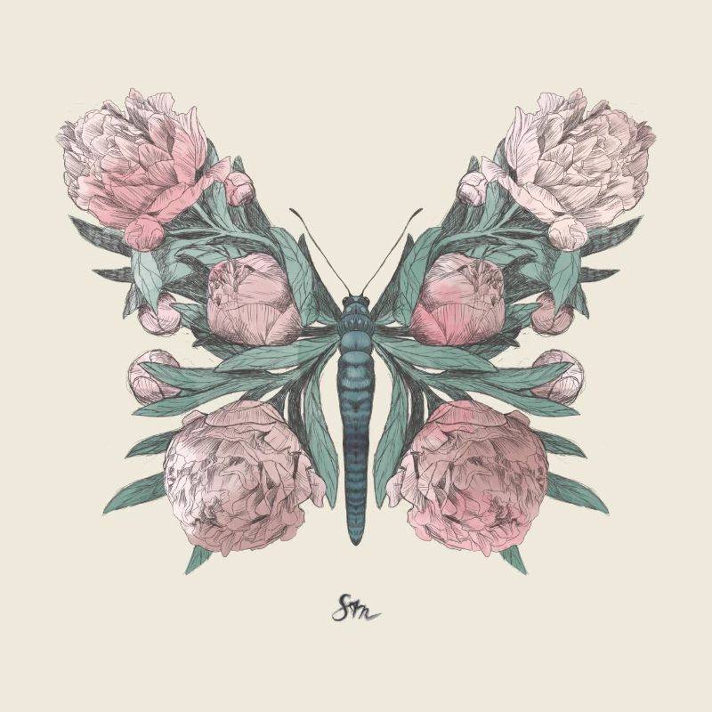 Bouquet | Knospen | Schmetterling