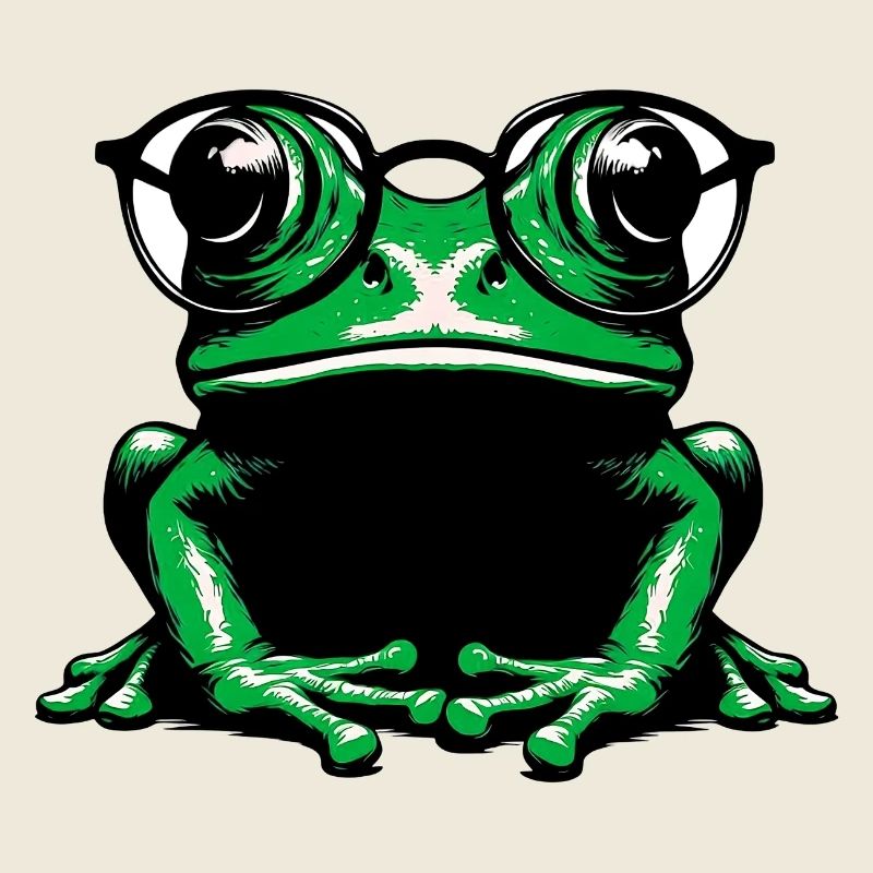 Grenouille à lunettes