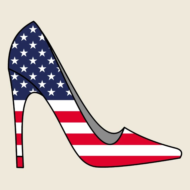 Damenschuhe und Amerika