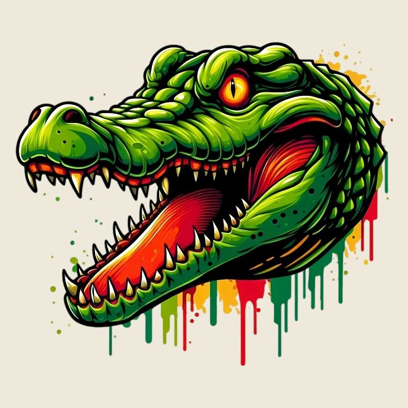 Alligator-Krokodil