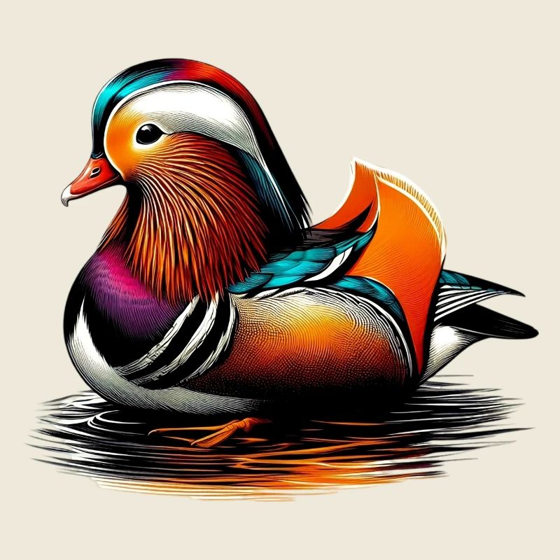 Mandarin duck