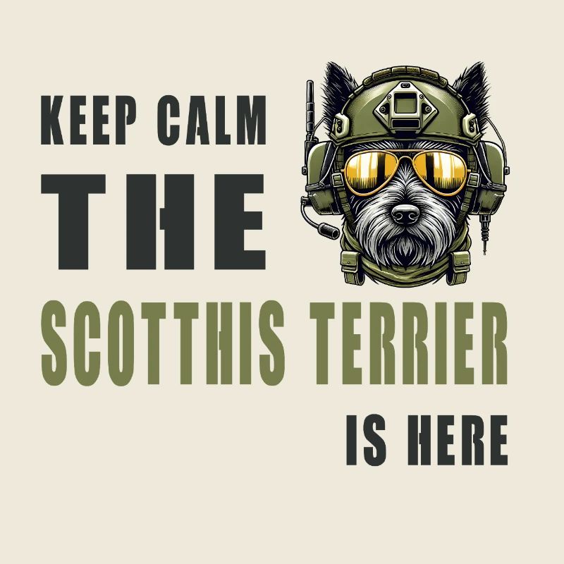 Scottish Terrier Warrior Dog