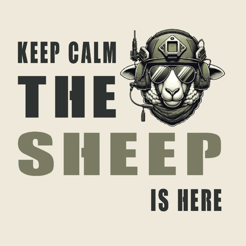 Sheep – Keep Calm Design