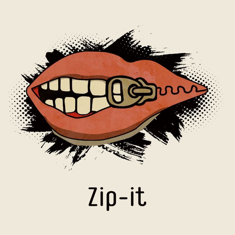 Zip it – une déclaration insolente dans un look pop art