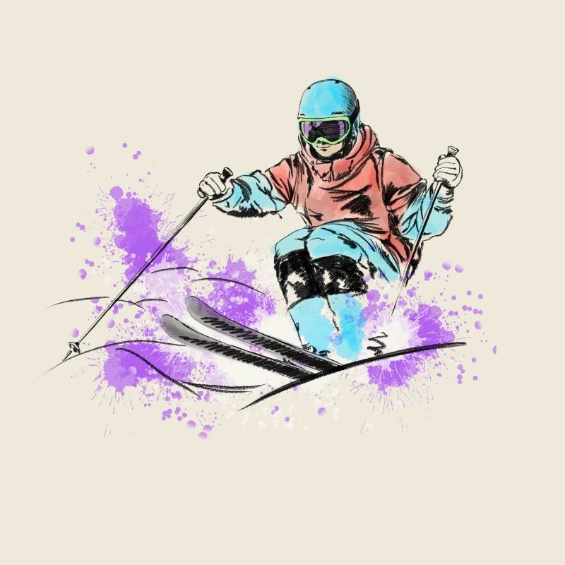 Mogul skiing