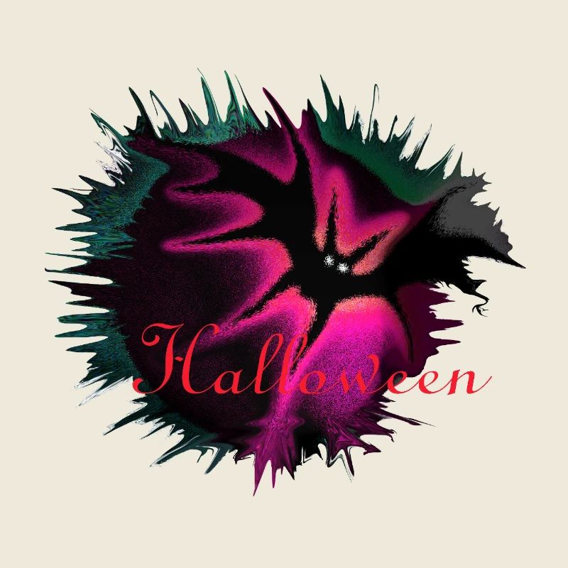 Nébuleuse d’Halloween Splash Bat Nuit Rose