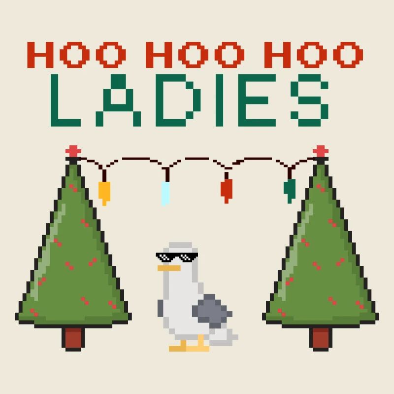 HooHooHoo Pixel Noël Femme