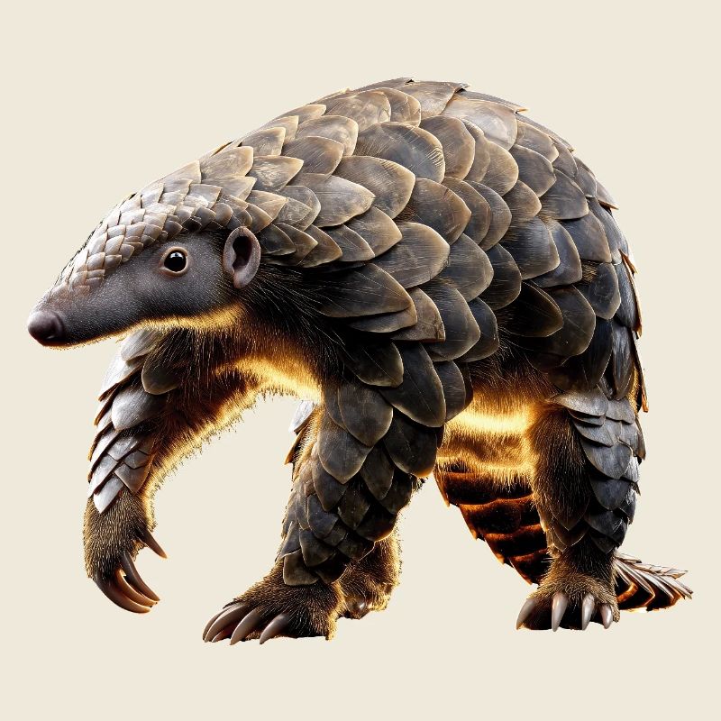 Pangolin Pangolin Pomme de pin Pangolins