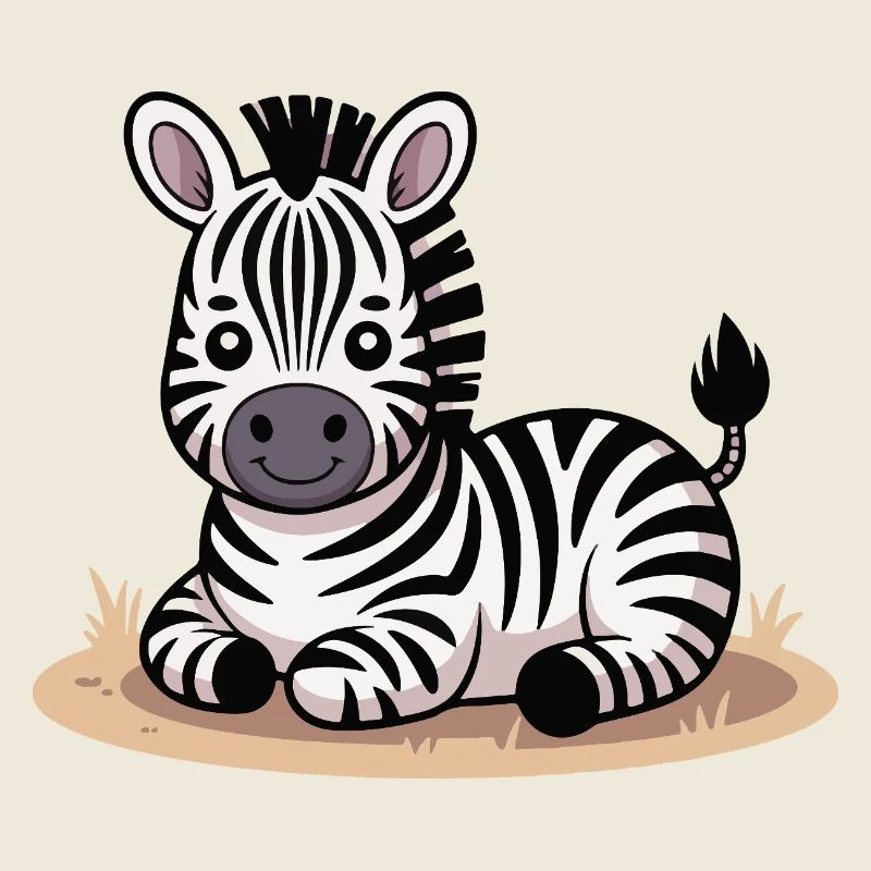 Motif câlin de bébé zèbre