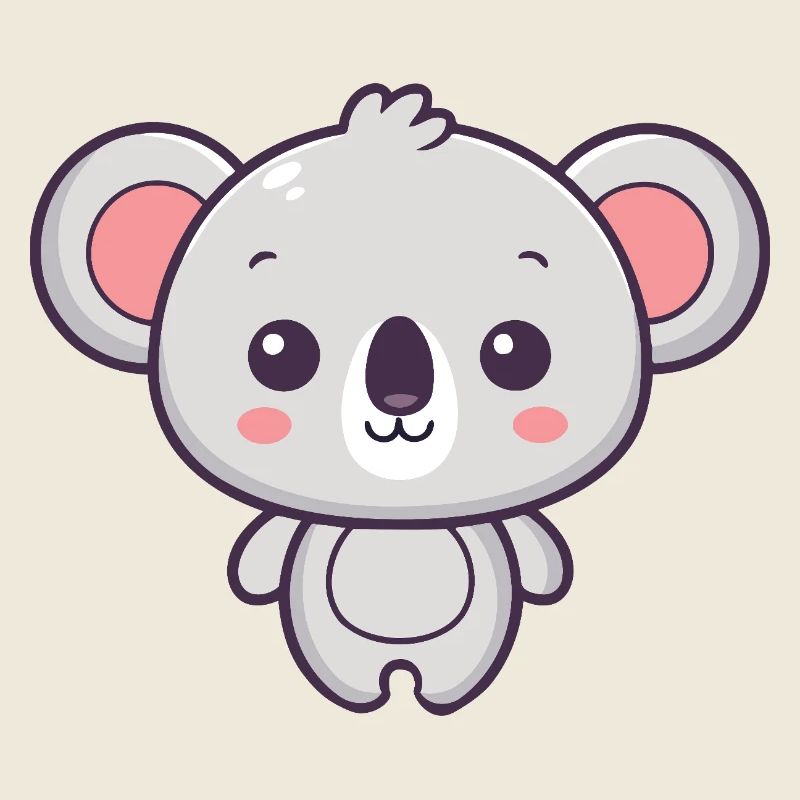 Koala Doux Pastel Dessin