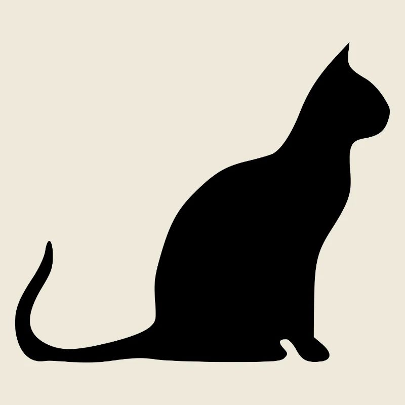 black cat cat black cats silhouettes